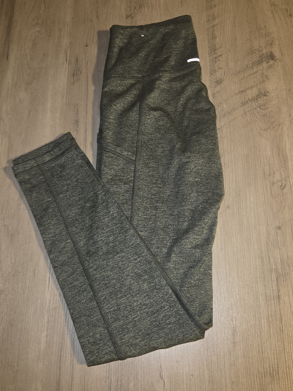 aerie Heather Olive Green High-Waist Leggings